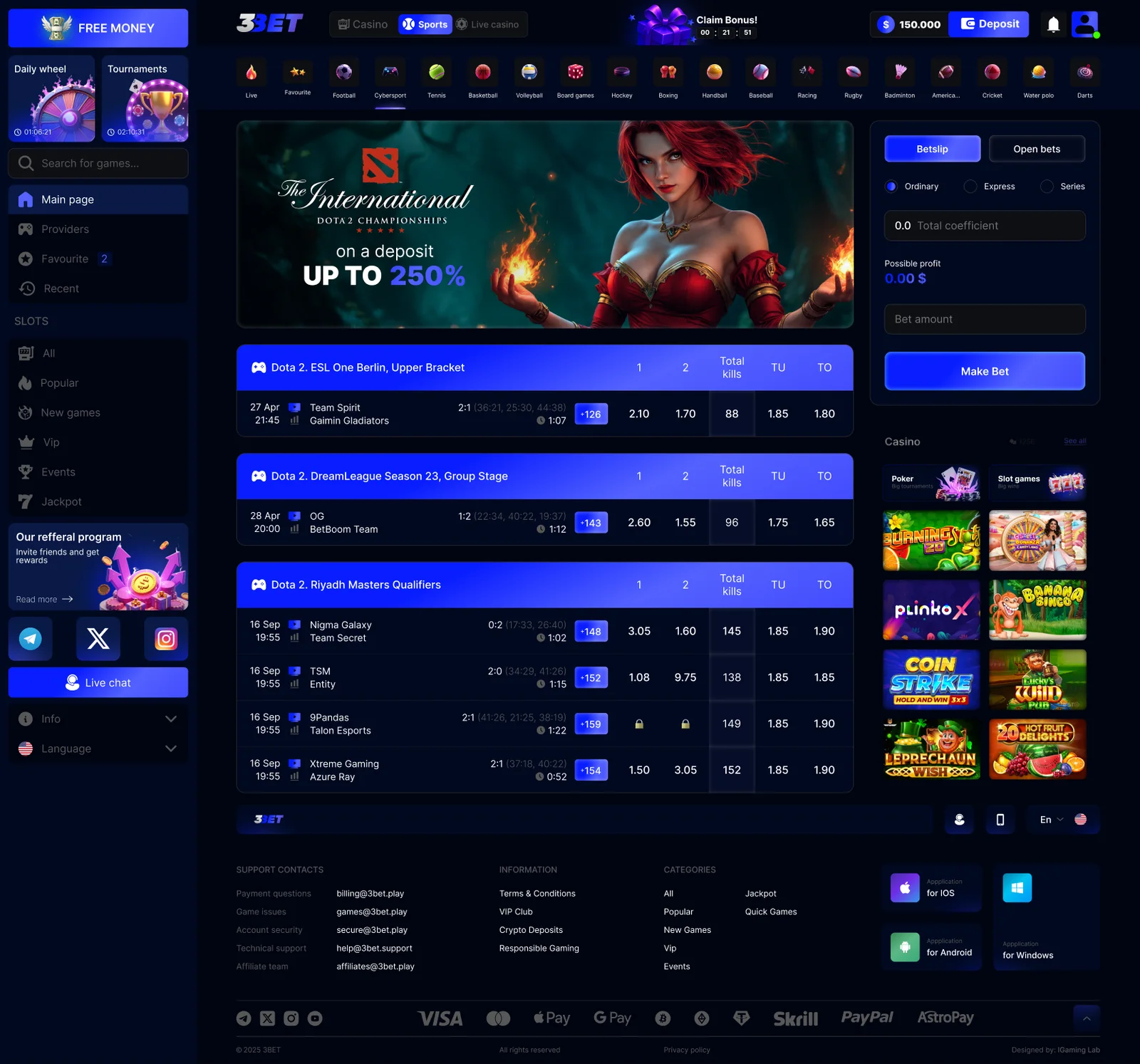 Esports betting