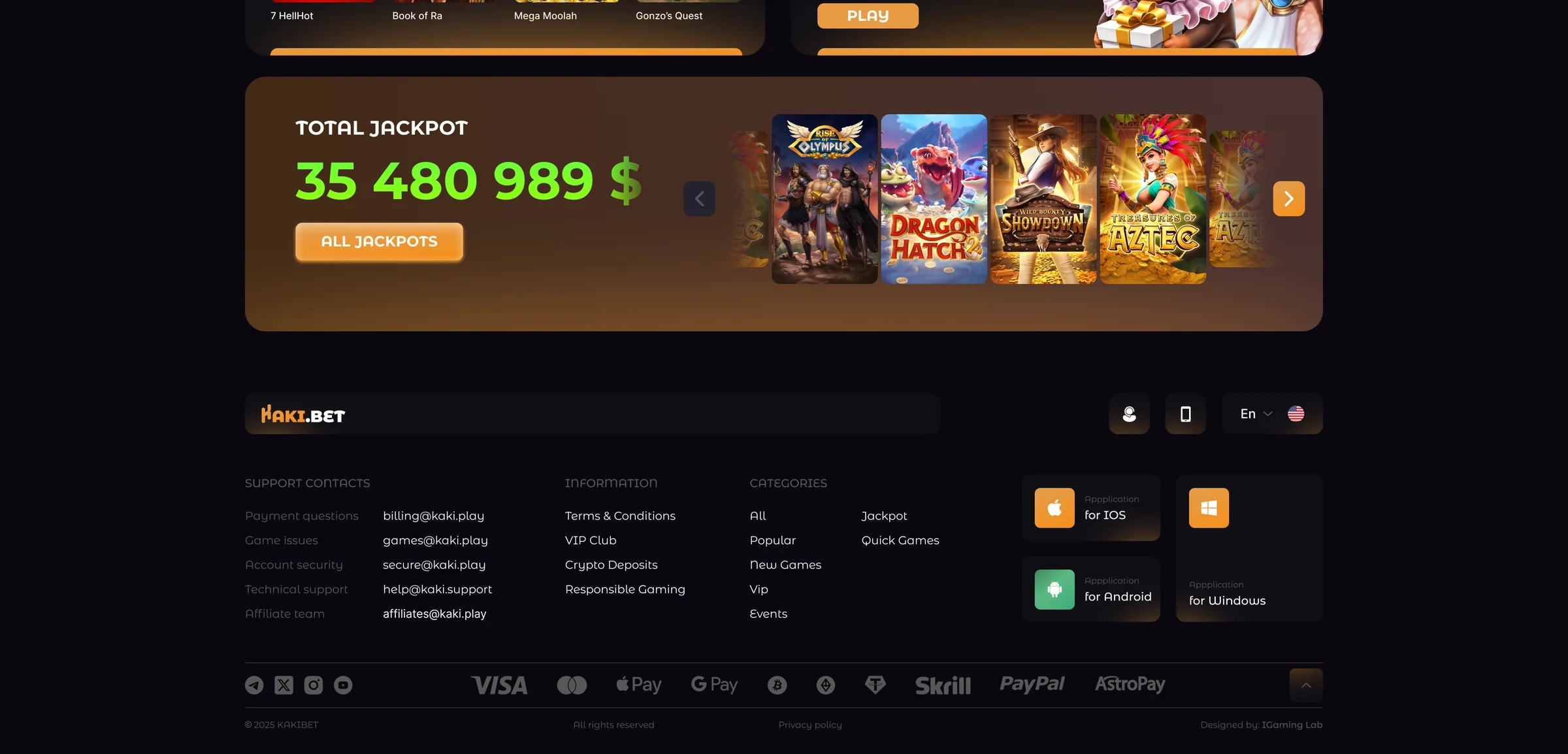 Tournament and jackpot
