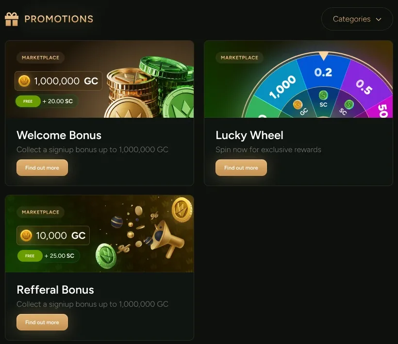 Bonus cards