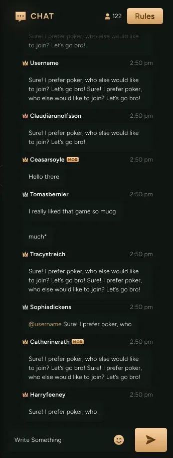 Community chat